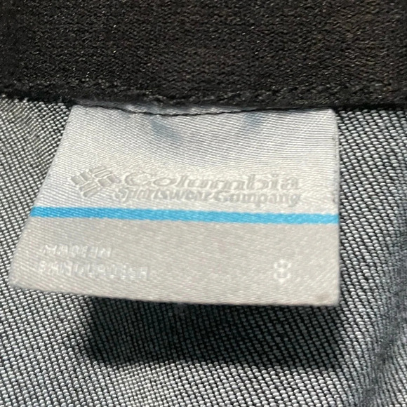 Columbia  Women’s Black Denim Button-Front Skirt - Size 8 - Picture 11 of 12